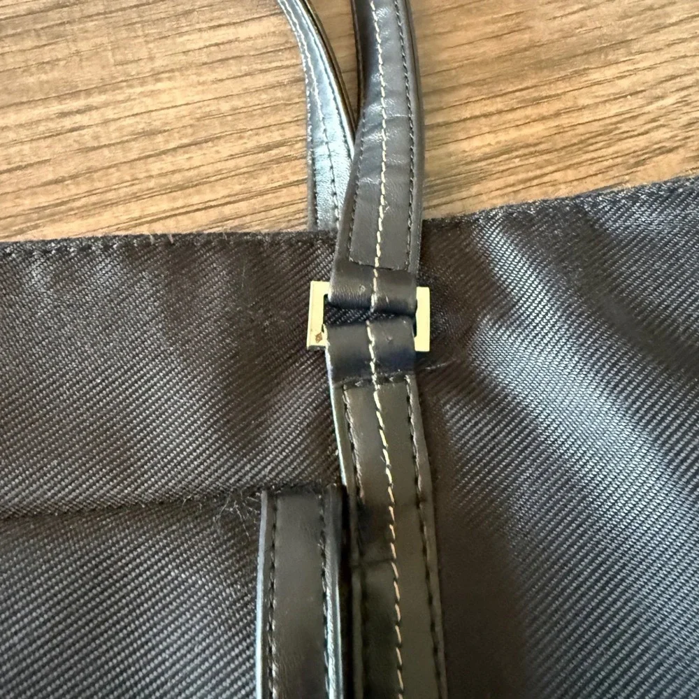 Samsonite‎ Black Nylon Laptop Tote Bag Shoulder Work Travel Briefcase 16.5x12